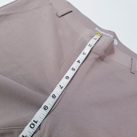 Betabrand Classic Pull On Yoga Dress Pants High Rise Straight Leg - Picture 6 of 10